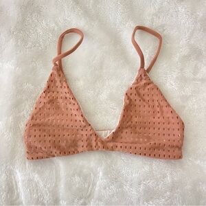 Acacia Swimwear XS Topless Na Pali Mesh bikini top